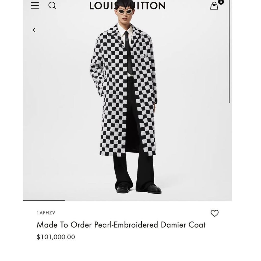 7 Tyler Perry Vs Brandy In Louis Vuittons 101000 Pearl Embroidered Damier Coat 