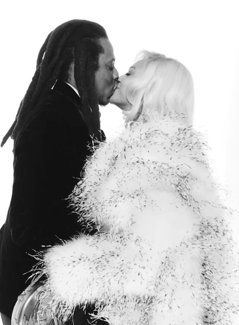 BeautyLifeFun Shop Beyonce Stuns In A Black Christian Siriano Dress With A White FGM Bespoke Feather Jacket Shop The Look Here 3