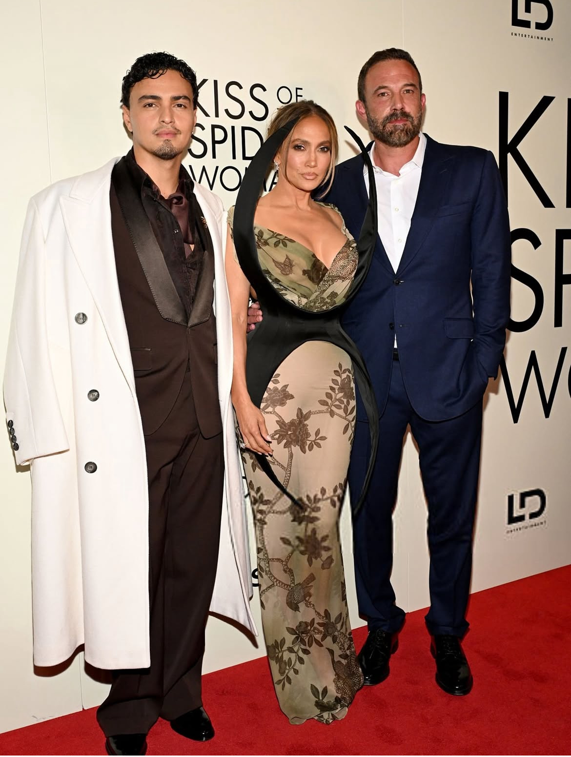 JLO Reunites With Ben Affleck At The 22Kiss Of The Spider Woman22 Premiere In A Green Harris Reed Gown 5