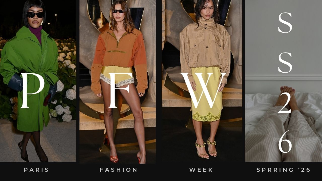 On The Scene At The Saint Laurent SS26 Paris Fashion Week Show Including Teyana Taylor Zoe Kravitz Hailey Bieber Kate Moss More 1