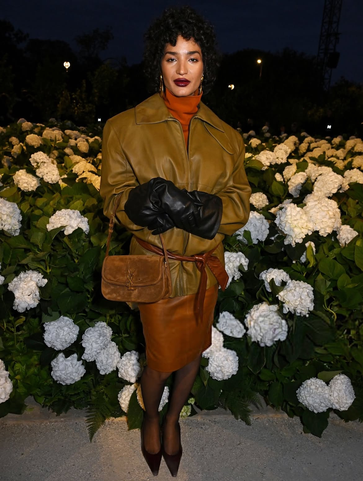 On The Scene At The Saint Laurent SS26 Paris Fashion Week Show Including Teyana Taylor Zoe Kravitz Hailey Bieber Kate Moss More 4