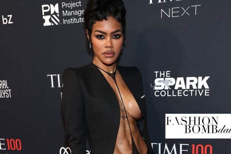 Teyana Taylor LooksAB-licious in a Black Tom Ford Cutout Dress at the Time 100 Gala