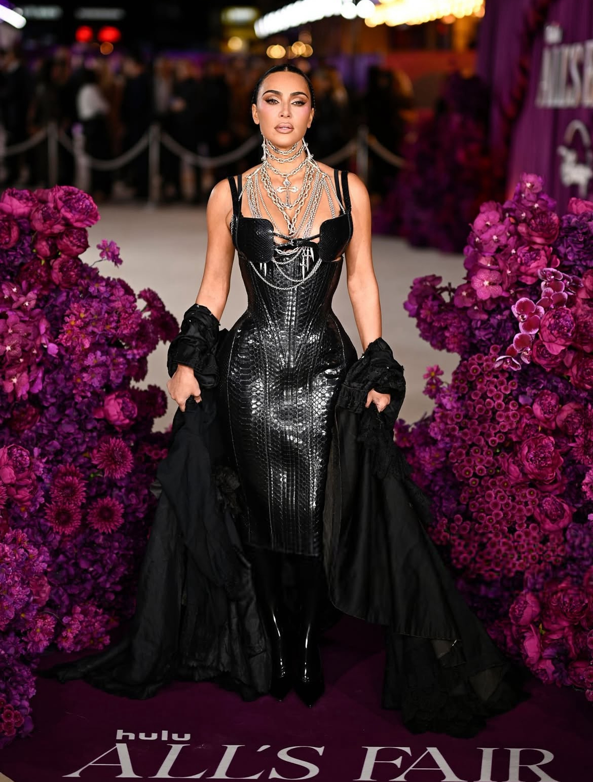 Teyana Taylor In A Black Tamara Ralph Dress Kim Kardashian In A Black Dilara Findikoglu Look Sarah Paulson In A Lime Green Dress More 8