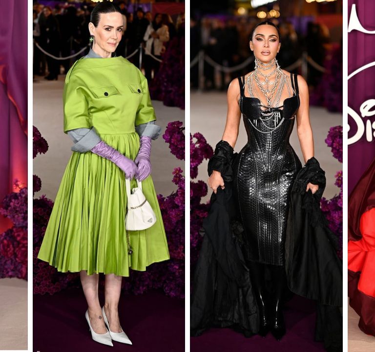 The Hulu All’s Fair Premiere in London: Teyana Taylor in a Black Tamara Ralph Dress, Kim Kardashian in a Black Dilara Findikoglu Look, Sarah Paulson in a Lime Green Prada Dress + More!