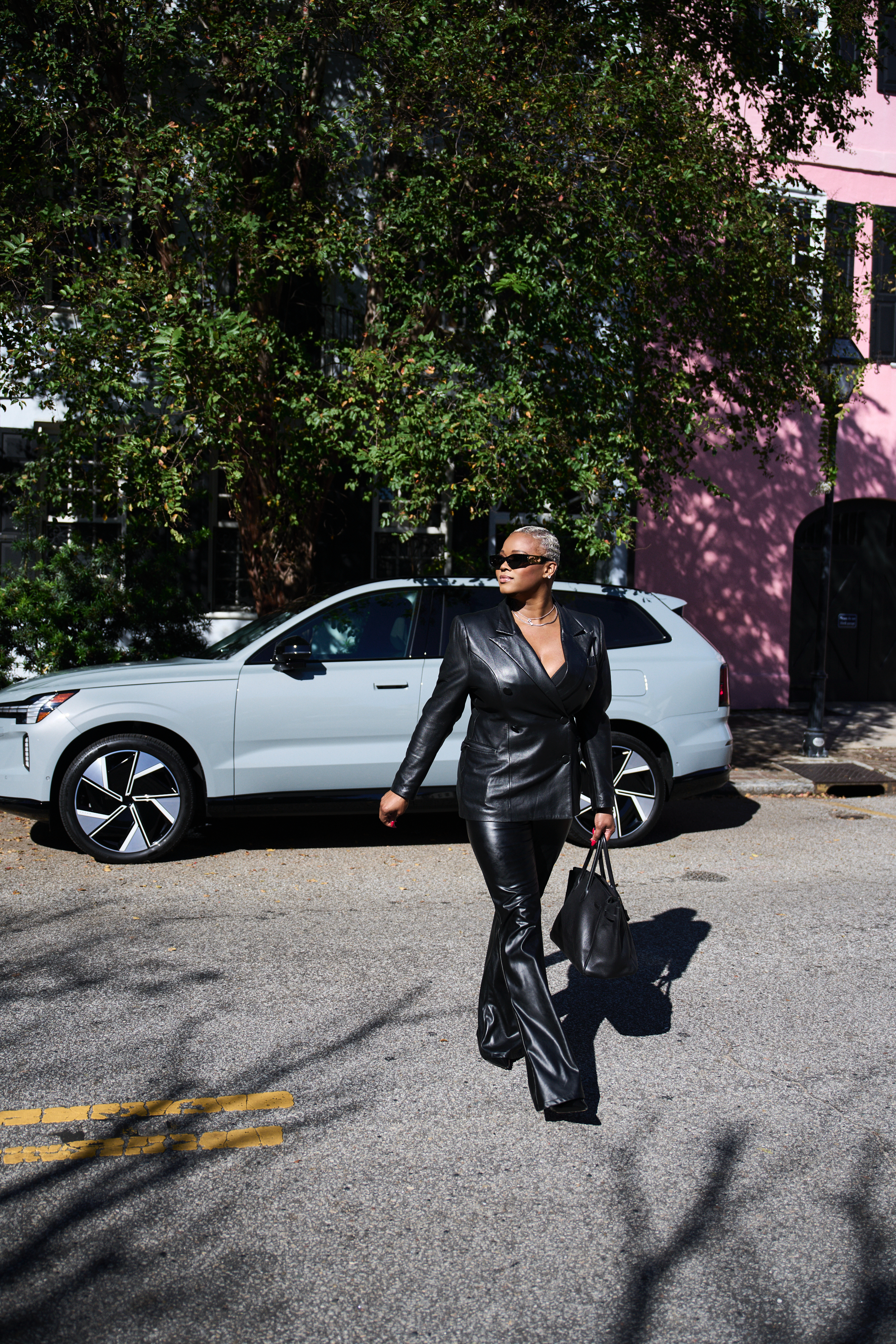 Claire Sulmers Celebrating Sergio Hudson Volvo In CharlestonIMG 9982