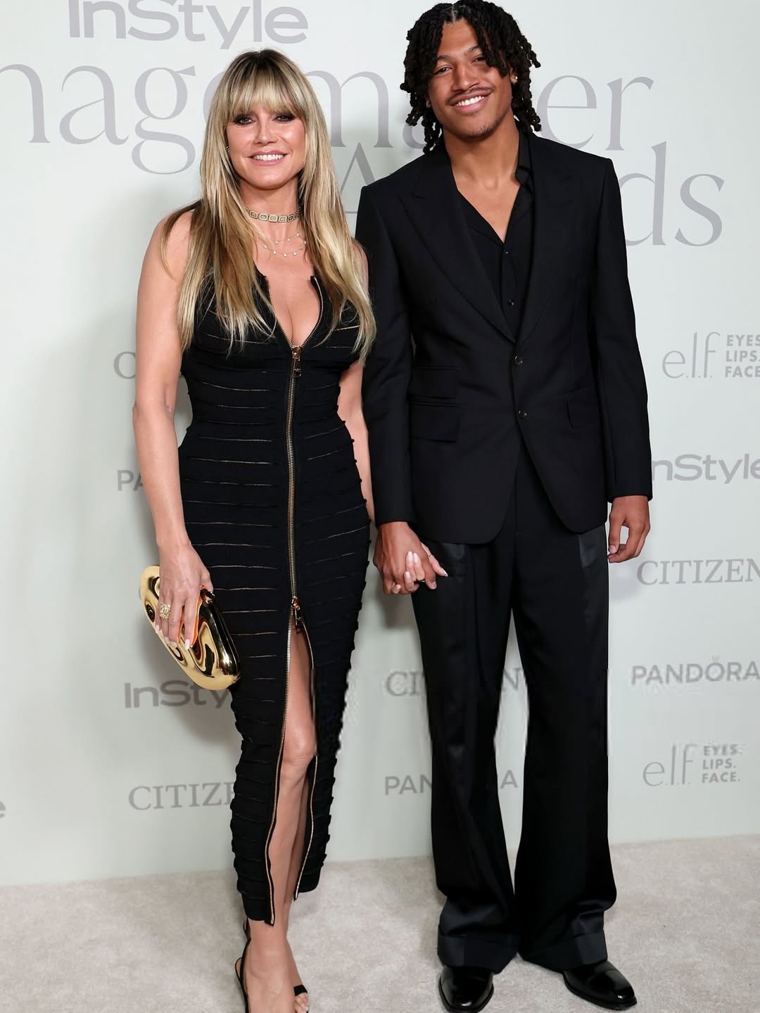 Heidi Klum And Son Henry On The Scene At The 2025 InStyle Image Makers Awards 
