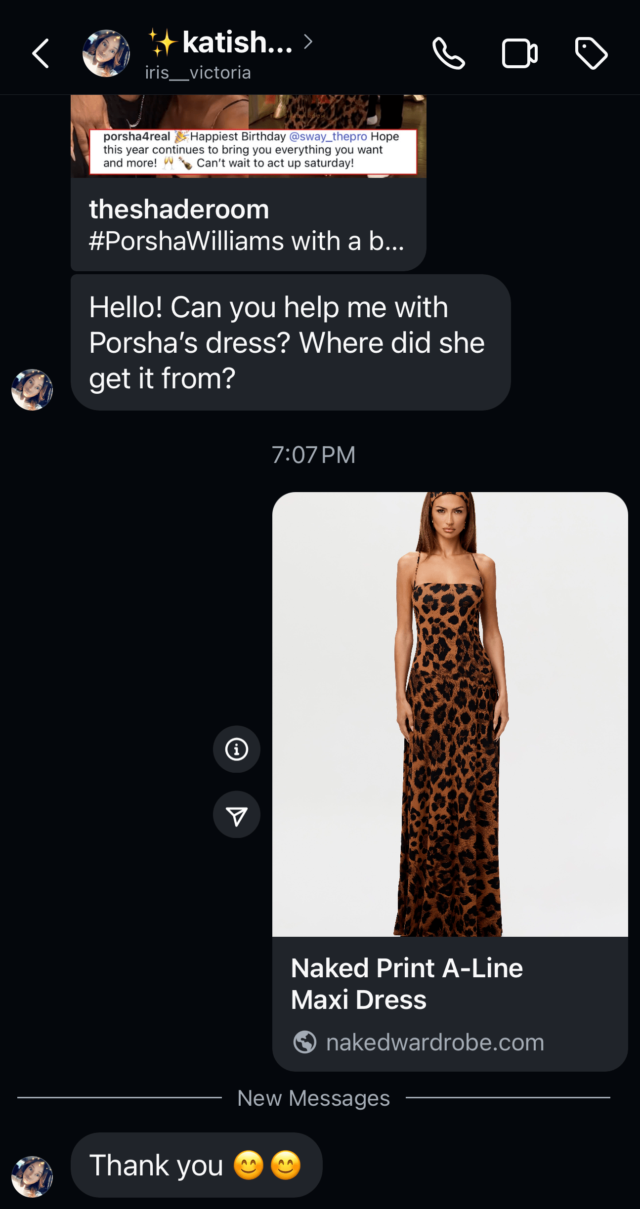 0909 Porsha Williams Debuts New Boo On Thanksgiving Wearing A 128 Naked Wardrobe Leopard Dress