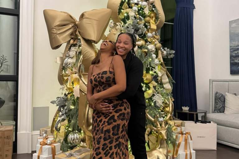 Porsha Williams Debuts New Girlfriend on Thanksgiving Wearing a $128 Naked Wardrobe Leopard Dress