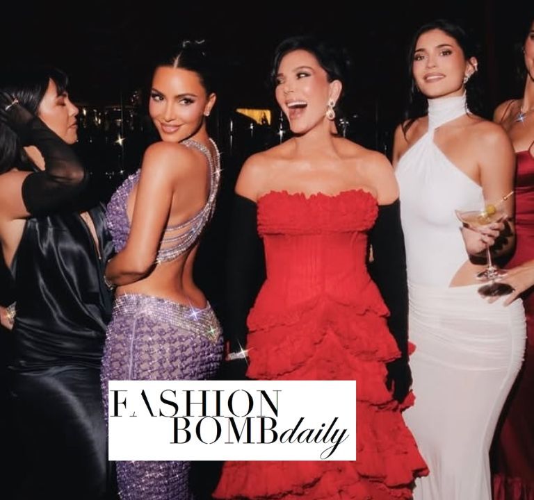 Kris Jenner Celebrated Her 70th Star-Studded Birthday Extravaganza in a Red Strapless Givenchy Tier Dress + Kim Kardashian in Purple Balmain, Khloe in Ludovic Saint Sernin, and More!