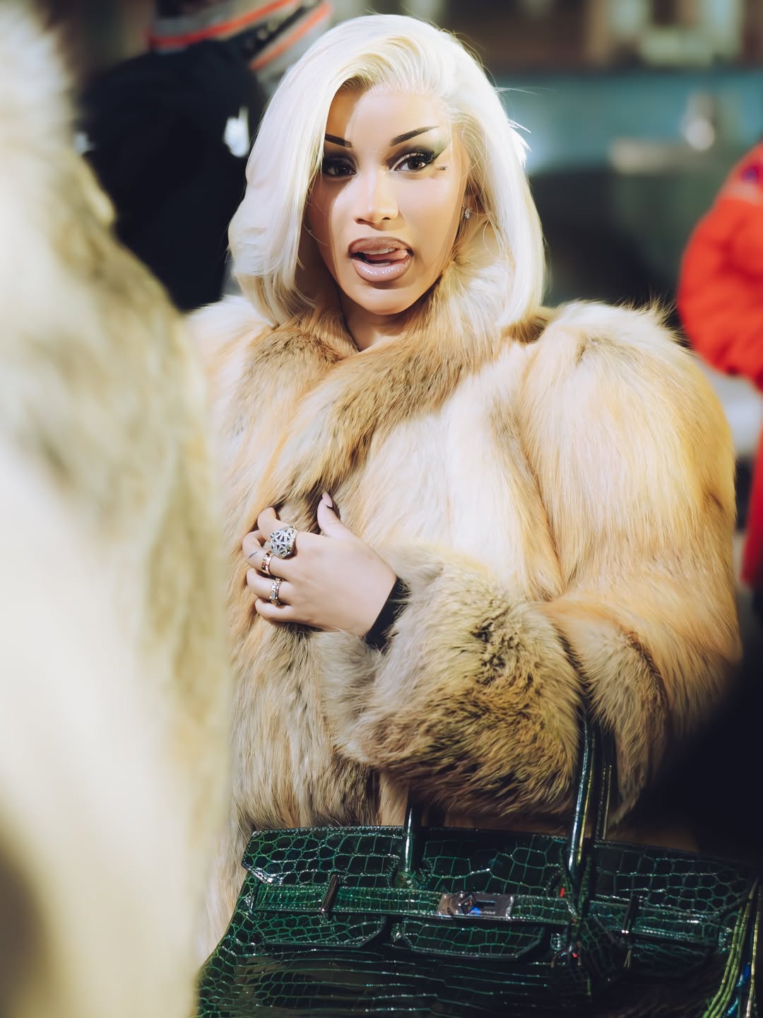 1 Cardi B And Stefon Diggs Step Out In Fur Coats After Sunday Night Football In Baltimore