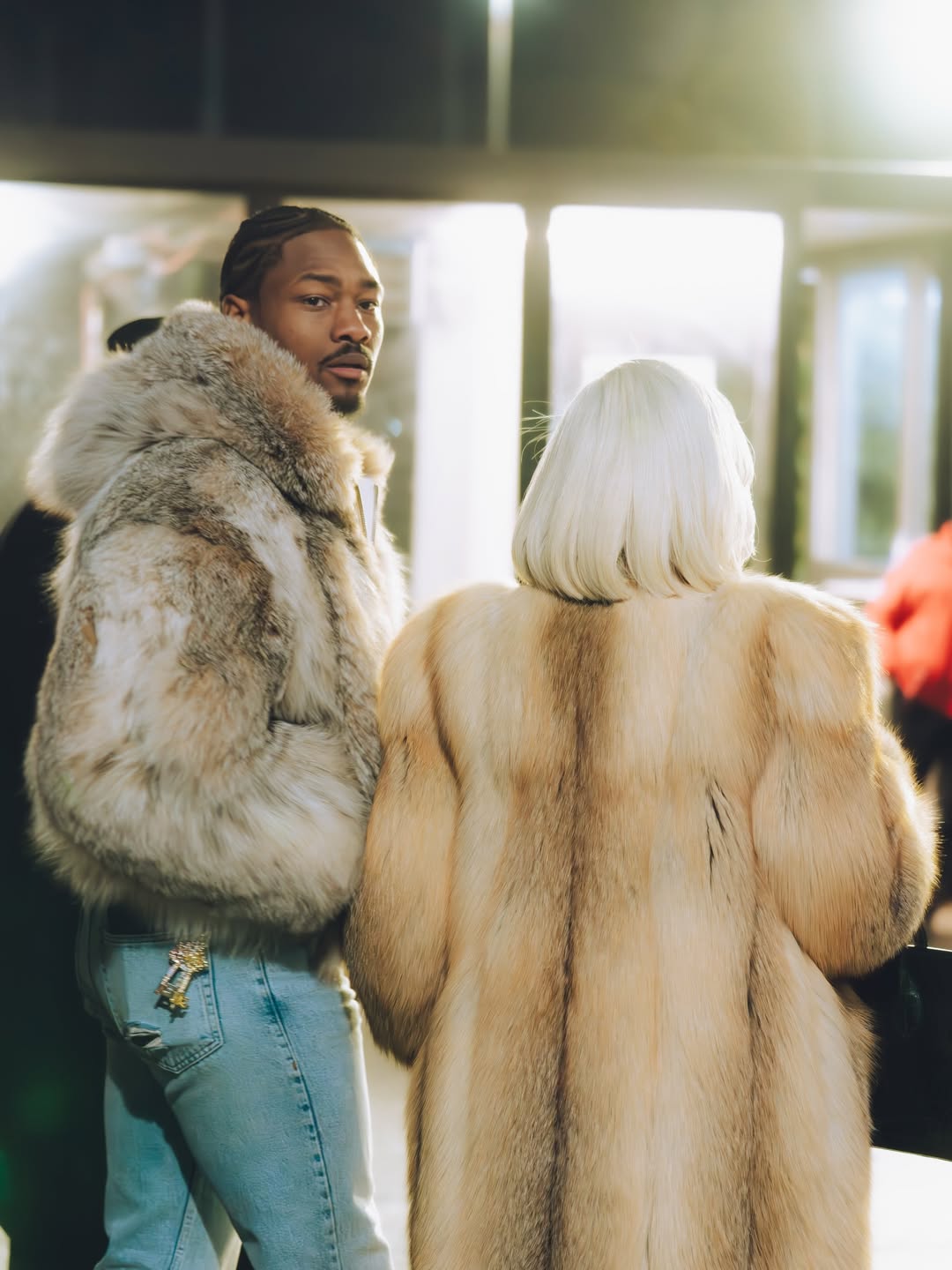 55 Cardi B And Stefon Diggs Step Out In Fur Coats After Sunday Night Football In Baltimore