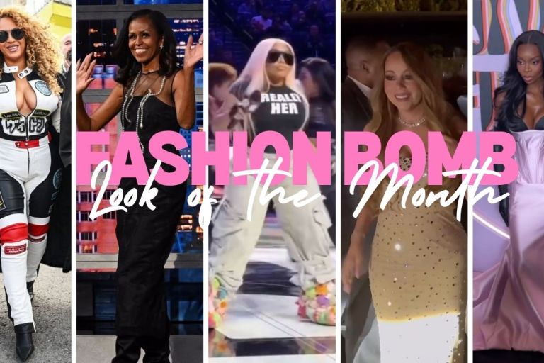 Best Looks of the November 2025: Beyonce in a White Louis Vuitton Moto Look, Michelle Obama Stuns in a Black Simon Rocha Dress, Lil Kim Performs in Blue The Attico Jeans + More