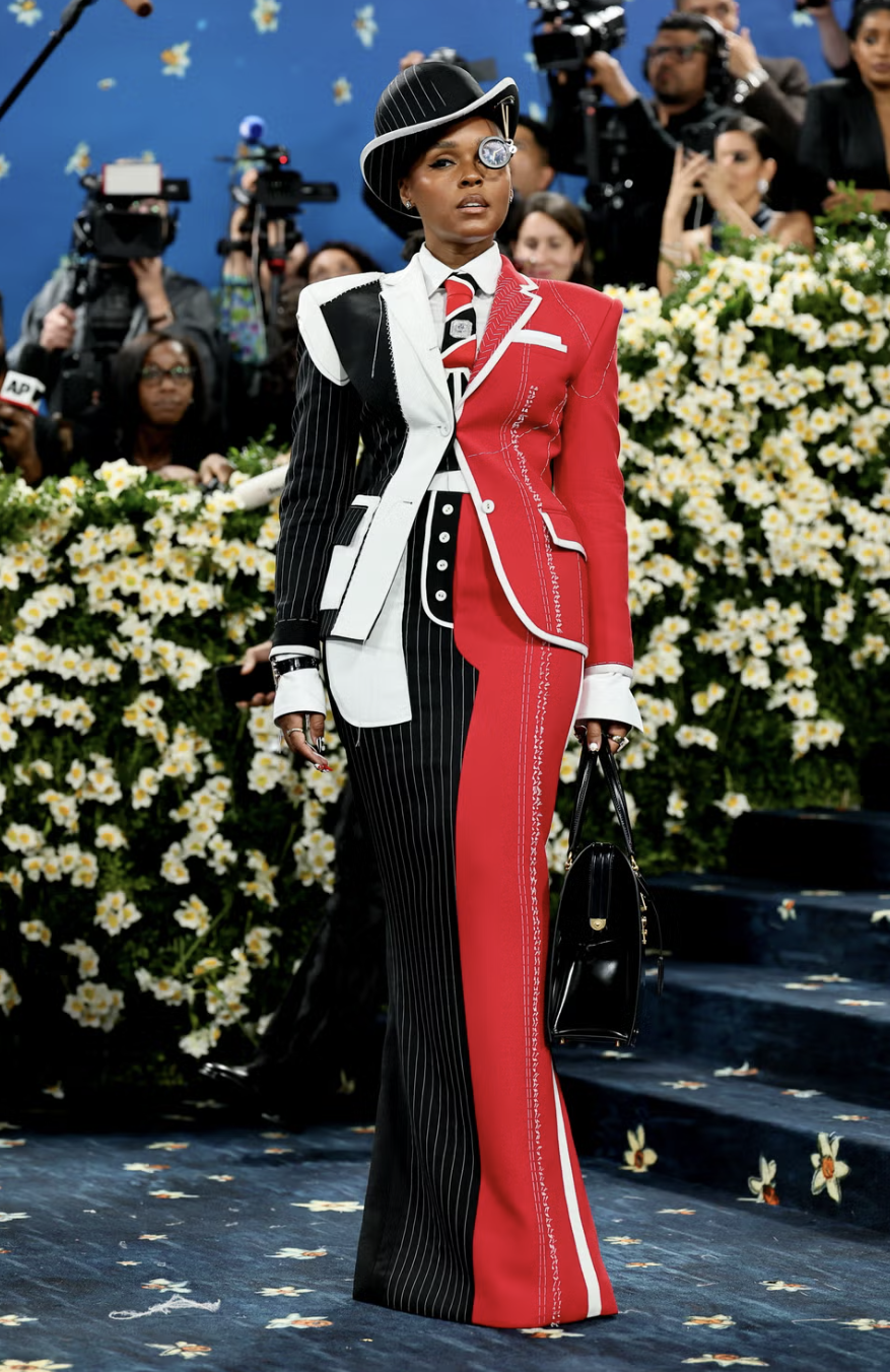 Janelle Monae Thom Browne Met Gala 2025