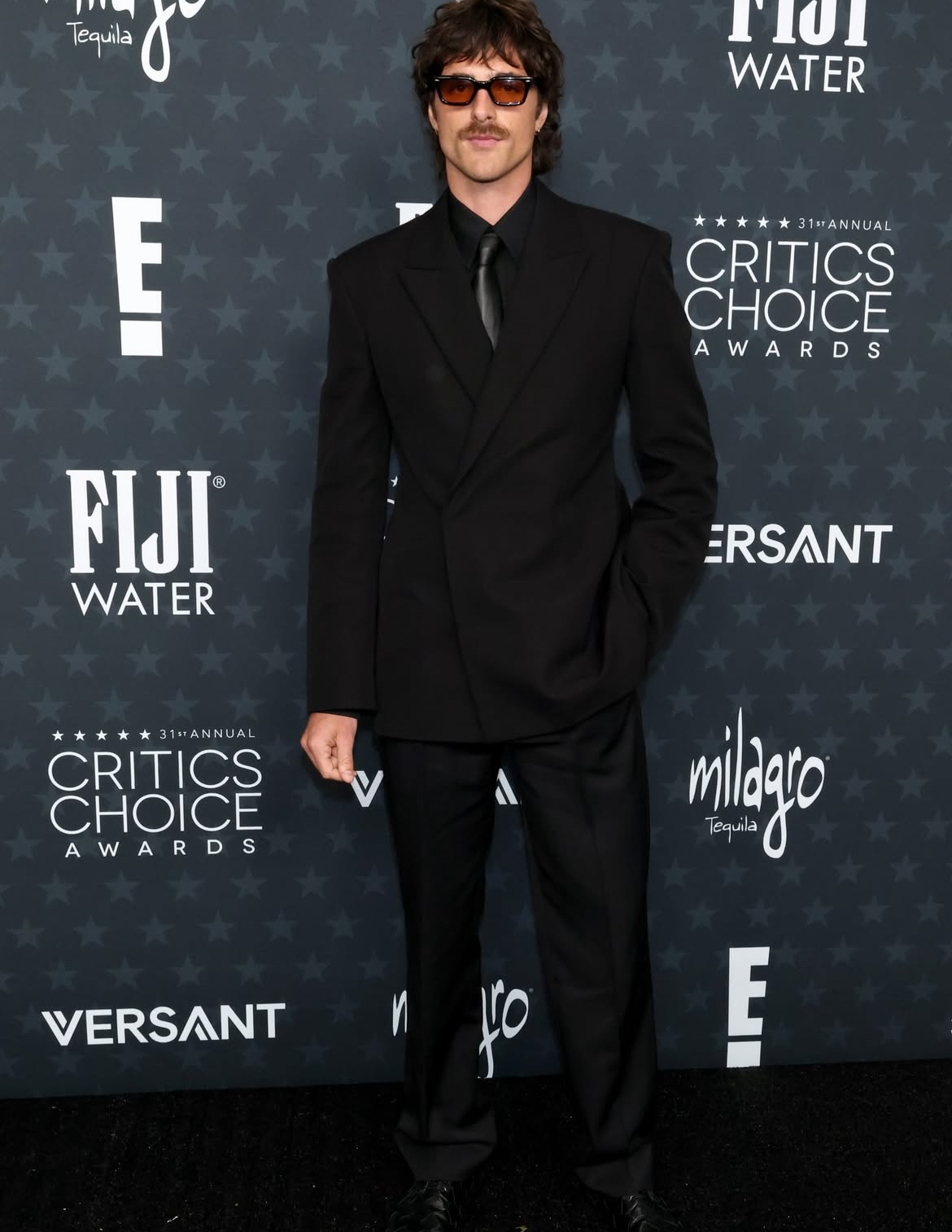 On The Scene At The 31st Annual Critics Choice Awards Teyana Taylor In A Olive Saint Laurent Suit 3