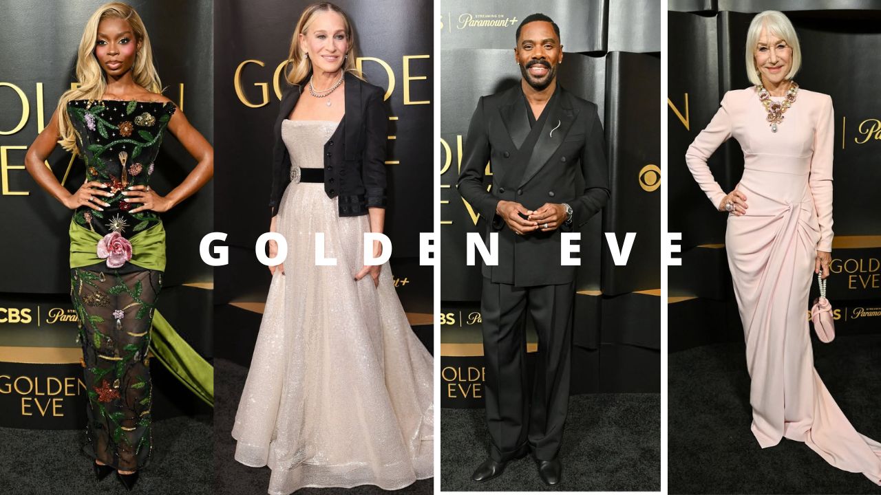 On The Scene At The Golden Eve Olandria Carter Stuns In A Black Floral Sevon Dejana Dress Sarah Jessica Parker Sparkles In Paolo Sebastian Coleman Domingo In A Black Dolce Gabbana Suit More Feat 1