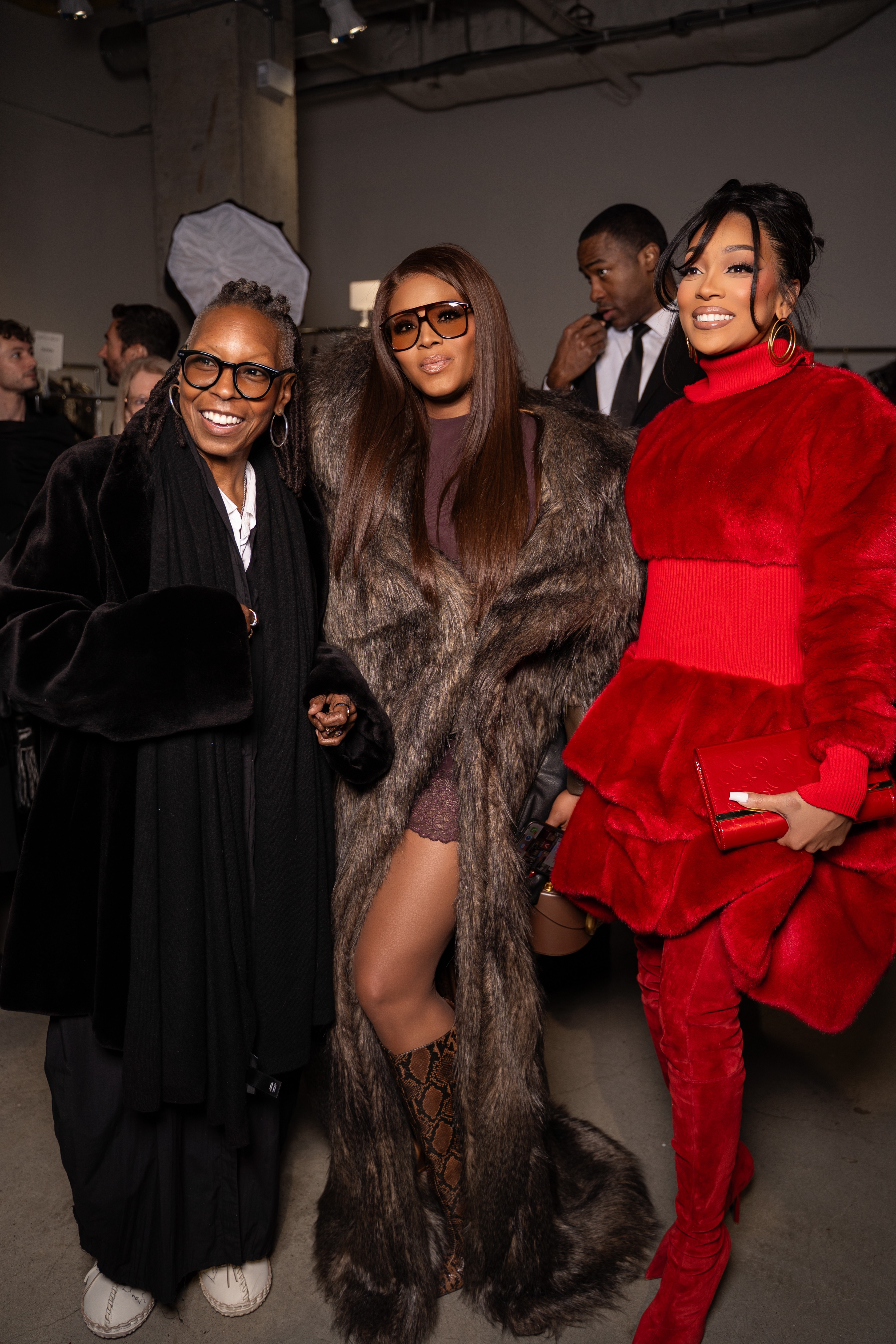 Claires Life Front Row At Christian Siriano With Jackie Aina Whoopi Goldberg Monica Monique Rodriguez Althea Mink And More IMG 5209
