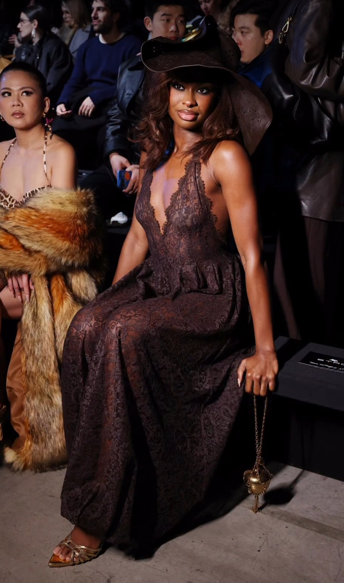 Megan Thee Stallion And Coco Jones Bring Glamour To Milan Fashion Week In Brown Amiri Etro Looks 8