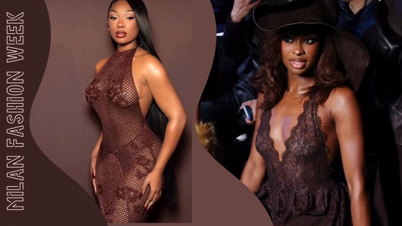 Megan Thee Stallion And Coco Jones Bring Glamour To Milan Fashion Week In Brown Amiri Etro Looks Feat Image