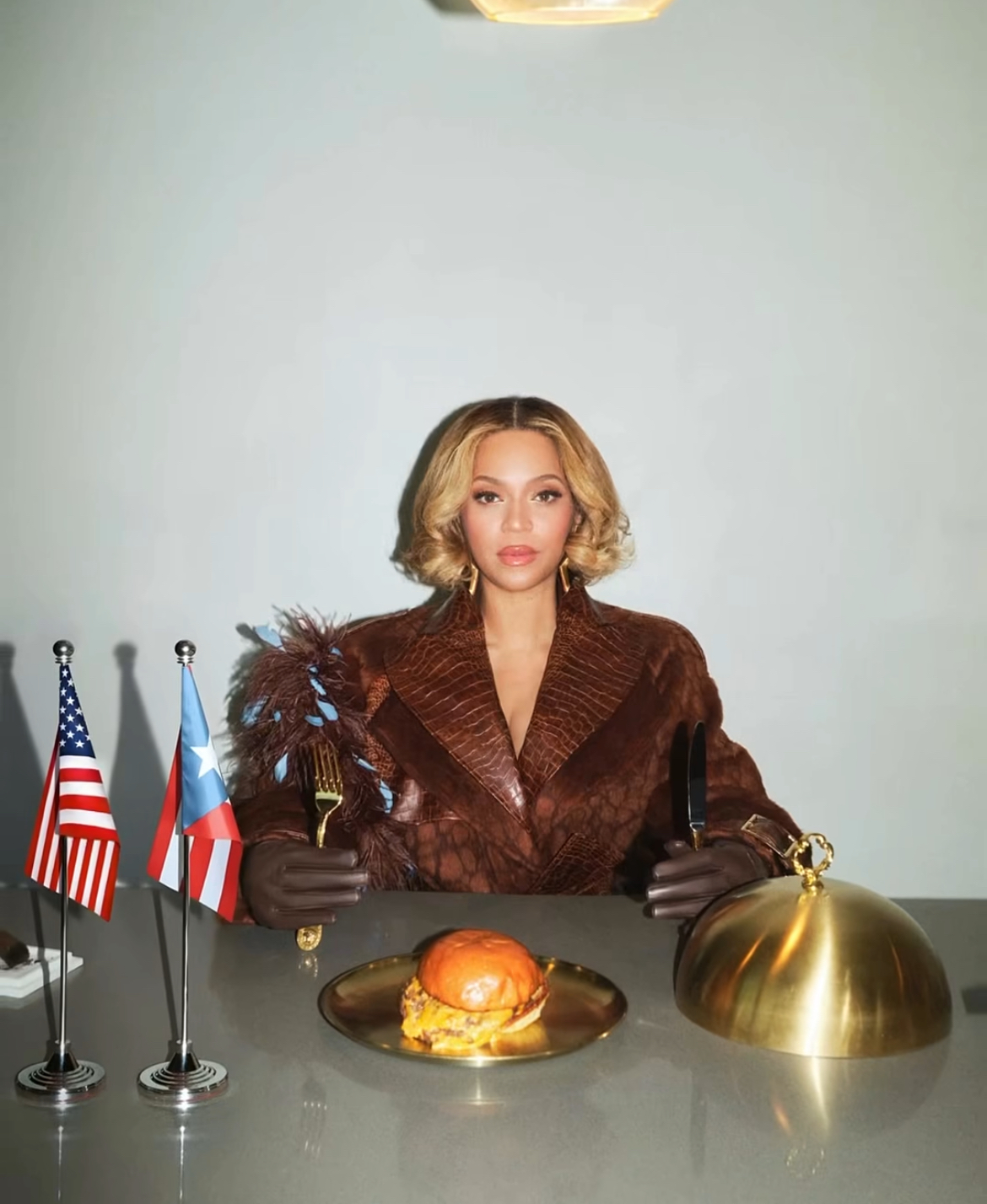 You Ask We Answer Beyonce Posed For The Gram In A Chocolate Brown Rowen Rose Coat