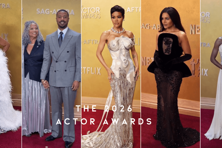 The Top Looks From The 2026 Actor Awards: Teyana Taylor in Thom Browne, Sheryl Lee Ralph in Saiid Kobeisy, Mindy Kaling in Yara Shoemaker, and More!