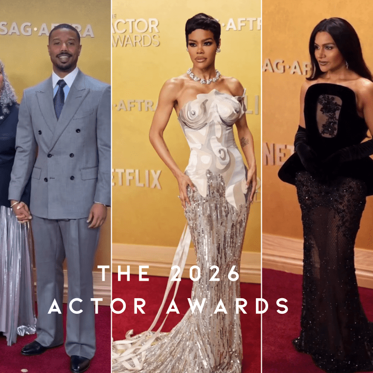 The Top Looks From The 2026 Actor Awards: Teyana Taylor in Thom Browne, Sheryl Lee Ralph in Saiid Kobeisy, Mindy Kaling in Yara Shoemaker, and More!