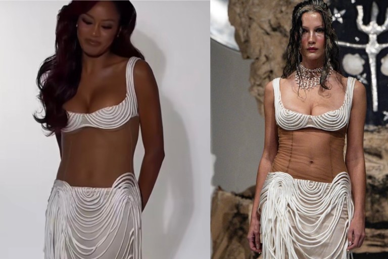 Ciara Miller Wore a Dipetsa SS26 Rope Fringe Look at the Summer House Reunion