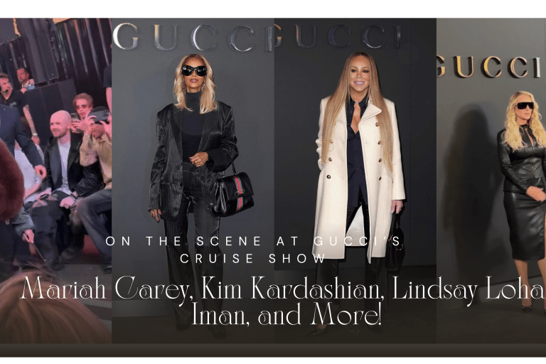 On the Scene at Gucci’s Cruise Show in New York City: Mariah Carey, Kim Kardashian, Lindsay Lohan, Iman, and More!