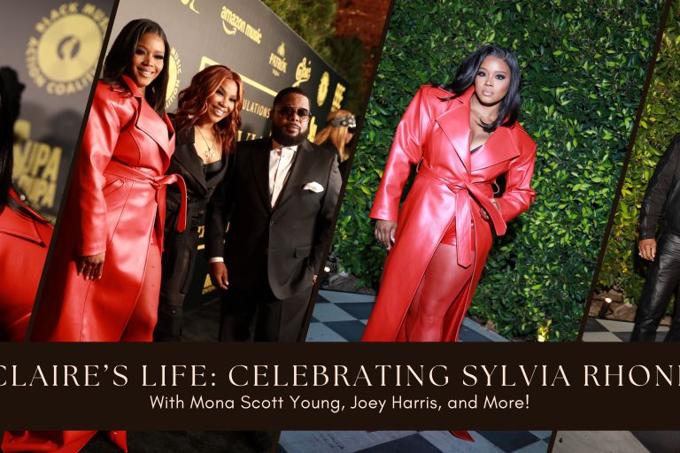 Claire’s Life: Celebrating Sylvia Rhone with Mona Scott Young, Joey Harris, and More in a Red Althea Mink Leather Coat