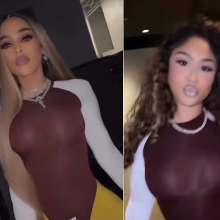 Ari Fletcher and Keyshia Ka’oir Both Wore the Same $500 Jean Paul Gaultier Bicolor Playsuit — Who Wore It Better?