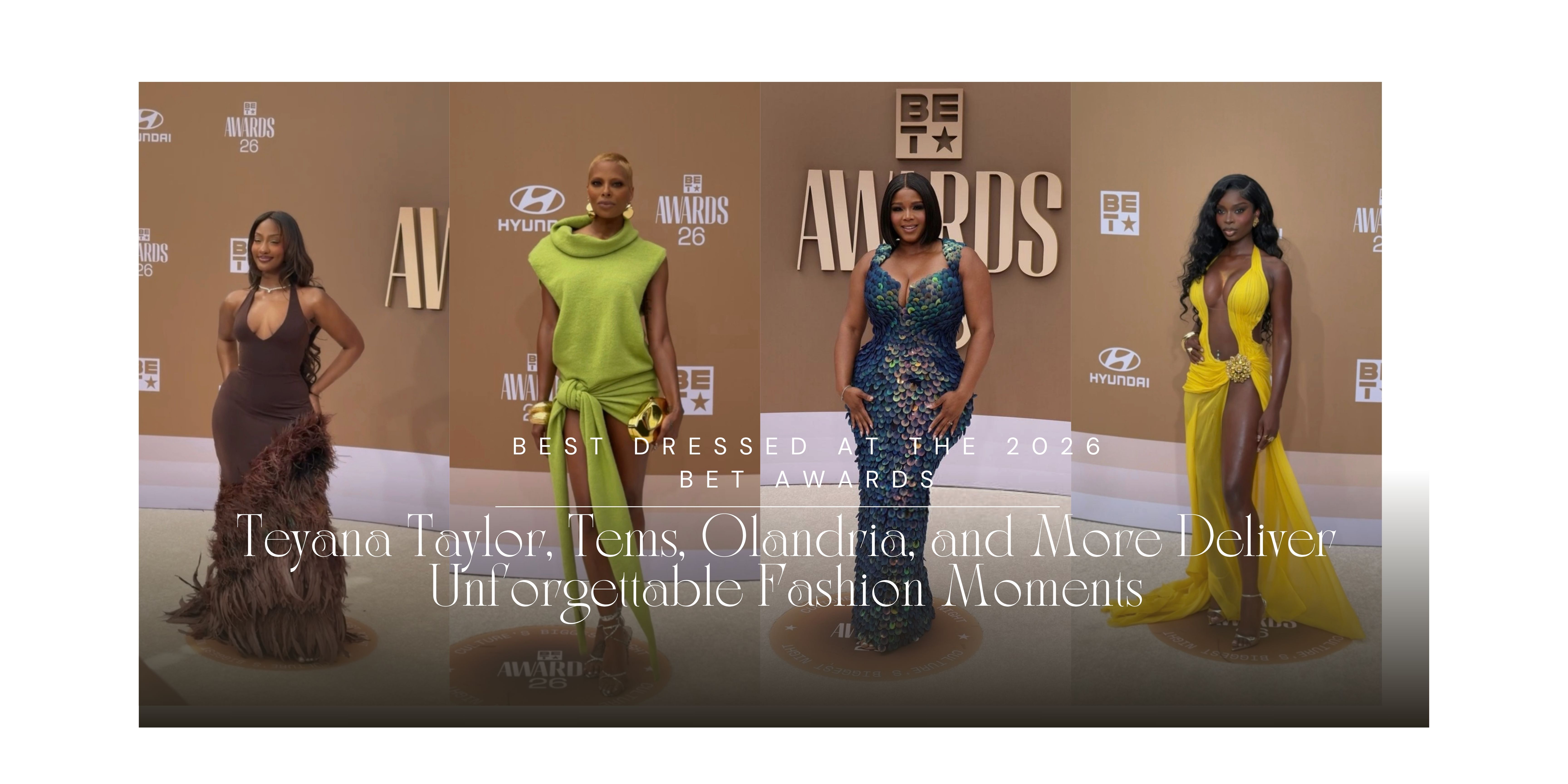 Best Dressed At The 2026 BET Awards Teyana Taylor Doechii Tems And More Deliver Unforgettable Fashion Moments Claire Sulmers