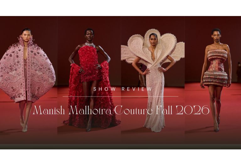 Manish Malhotra Debuts Fall 2026 “Maa” Collection at Paris Haute Couture Week