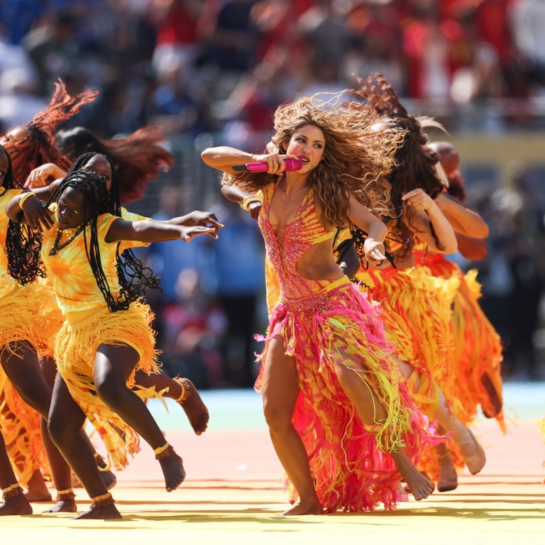 Shakira Wows at FIFA World Cup 2026 Final Halftime Show in Custom Crystal-Embellished Roberto Cavalli by Fausto Puglisi