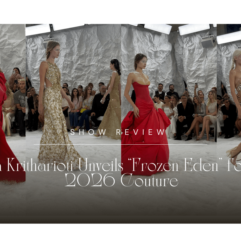 Celia Kritharioti Unveils “Frozen Eden” for Fall 2026 Couture, and Jennifer Lopez Stops the Show Before It Even Starts