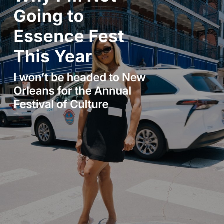 Why I’m Not Going to Essence Fest: ClaireSulmers.SubStack.com