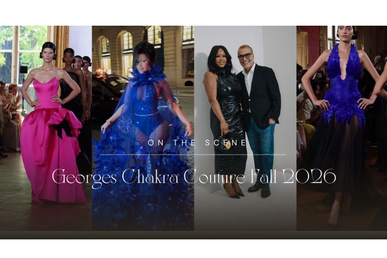 On the Scene: Georges Chakra Couture Fall/Winter 2026/27 Show Review — Held in Karl Lagerfeld’s Former Mansion + Cardi B Wears Blue Runway Look