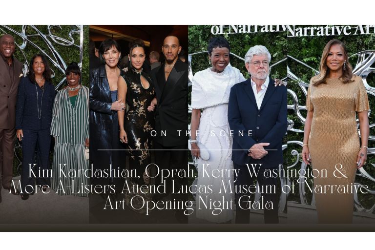 Kim Kardashian, Oprah, Kerry Washington & More A-Listers Attend Lucas Museum of Narrative Art Opening Night Gala