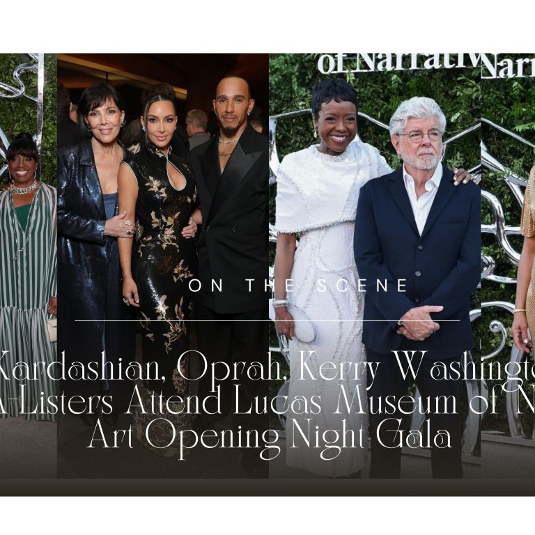 Kim Kardashian, Oprah, Kerry Washington & More A-Listers Attend Lucas Museum of Narrative Art Opening Night Gala