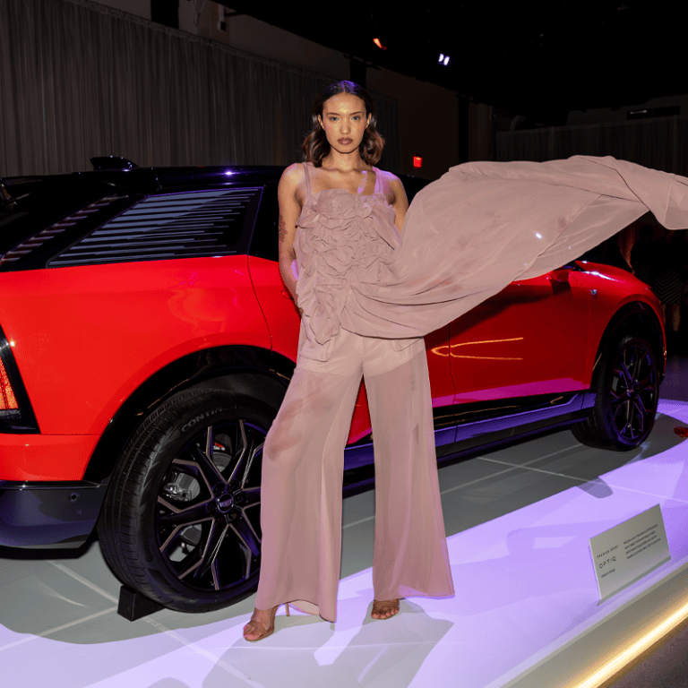 VIVIANCHAN Was A Lesson In Light & Layers At The Bomb Fashion Show LA